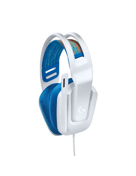 Căști gaming Logitech G335, Cu fir, Alb