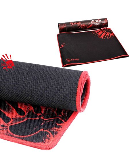 Игровой коврик для мыши Bloody B-081S, Medium, Чёрный/Красный 