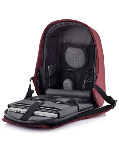 Rucsac pentru Laptop Bobby Hero Small, 13.3", Piele artificială, Roșu