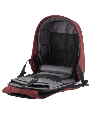 Rucsac pentru Laptop Bobby Hero Small, 13.3", Piele artificială, Roșu