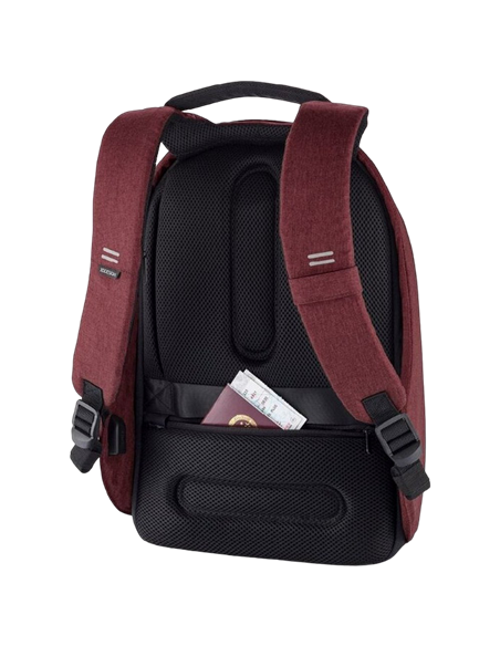 Rucsac pentru Laptop Bobby Hero Small, 13.3", Piele artificială, Roșu