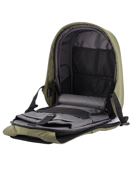 Rucsac pentru Laptop Bobby Hero Small, 13.3", Piele artificială, Negru