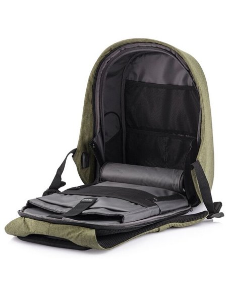 Rucsac pentru Laptop Bobby Hero Small, 13.3", Piele artificială, Negru