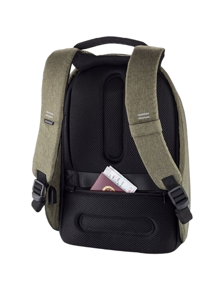 Rucsac pentru Laptop Bobby Hero Small, 13.3", Piele artificială, Negru