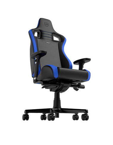 Игровое кресло Noblechairs Epic, Искусственная кожа, Черный | Синий