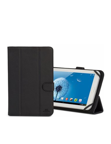 Husă pentru tabletă RivaCase Malpensa, 7", Microfibră, Negru