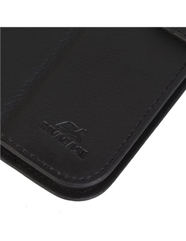 Husă pentru tabletă RivaCase Malpensa, 7", Microfibră, Negru