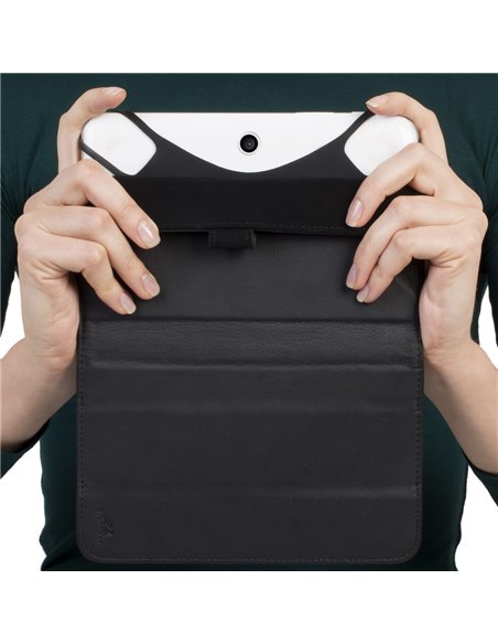 Husă pentru tabletă RivaCase Malpensa, 7", Microfibră, Negru