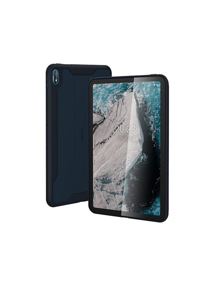 Tablet Case Book PU Leather for Nokia T20, Black