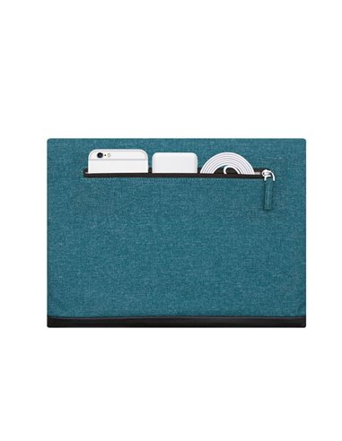 Husă universală pentru Laptop RivaCase Lantau, 13", Poliester, Acvamarin