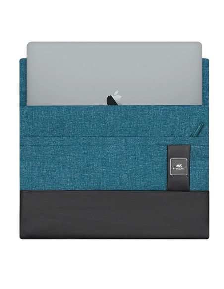 Husă universală pentru Laptop RivaCase Lantau, 13", Poliester, Acvamarin