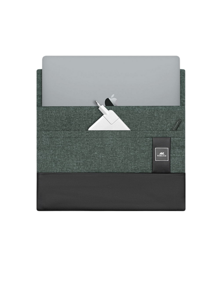 Husă universală pentru Laptop RivaCase Lantau, 13.3", Poliester, Khaki