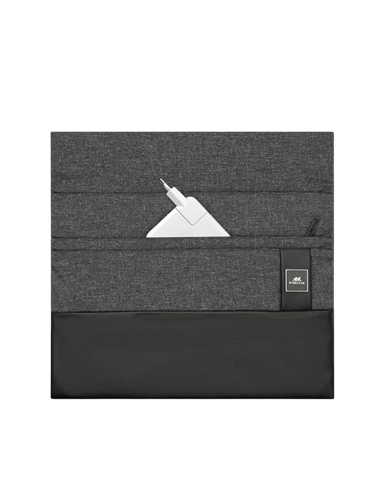 Husă universală pentru Laptop RivaCase Lantau, 15.6", Poliester, Negru