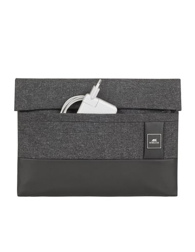 Универсальный чехол для ноутбука RivaCase Lantau, 13", Полиэстер, Чёрный