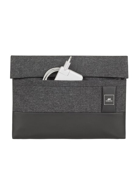 Универсальный чехол для ноутбука RivaCase Lantau, 13", Полиэстер, Чёрный