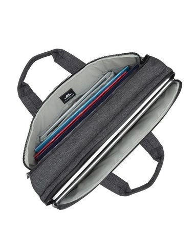 Geantă pentru Laptop Rivacase Lantau, 15.6", Poliester, Negru