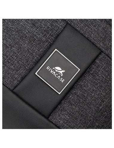 Geantă pentru Laptop Rivacase Lantau, 15.6", Poliester, Negru