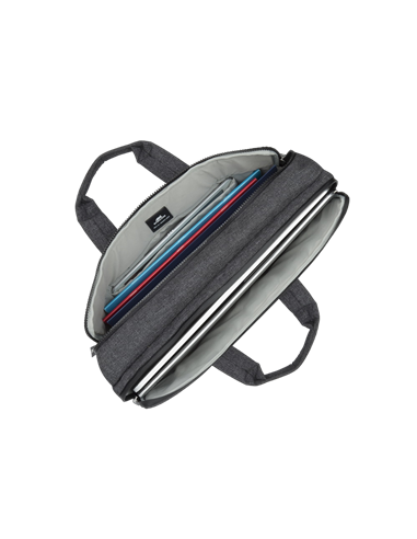 Geantă pentru Laptop Rivacase Lantau, 15.6", Poliester, Negru