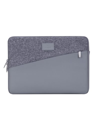 Geantă pentru Laptop RivaCase Egmont, 13.3", Polyester, Gri