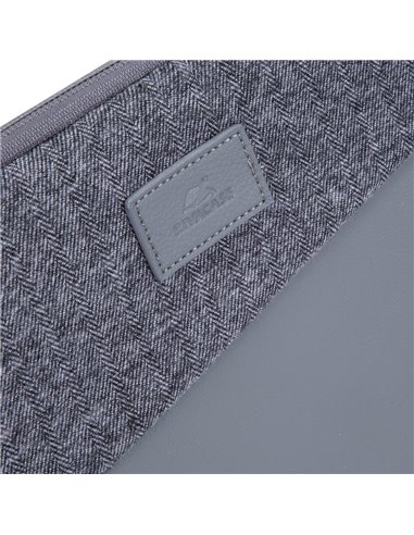 Сумка для ноутбука RivaCase Egmont, 13.3", Polyester, Серый