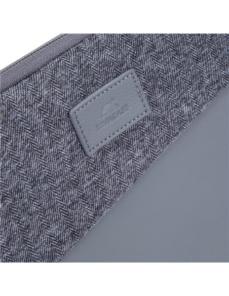 Geantă pentru Laptop RivaCase Egmont, 13.3", Polyester, Gri