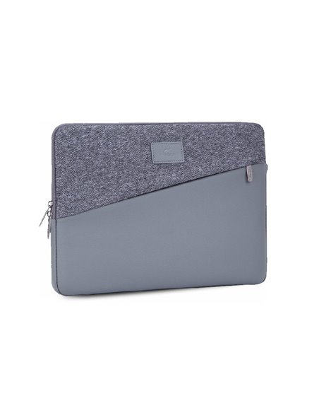 Geantă pentru Laptop RivaCase Egmont, 13.3", Polyester, Gri