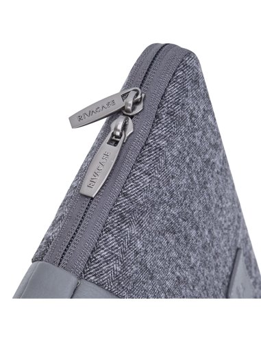 Сумка для ноутбука RivaCase Egmont, 13.3", Polyester, Серый
