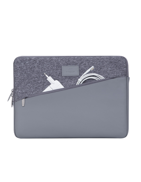 Geantă pentru Laptop RivaCase Egmont, 13.3", Polyester, Gri