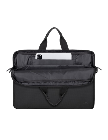 Сумка для ноутбука Rivacase Komodo, 15.6", Полиэстер, Чёрный