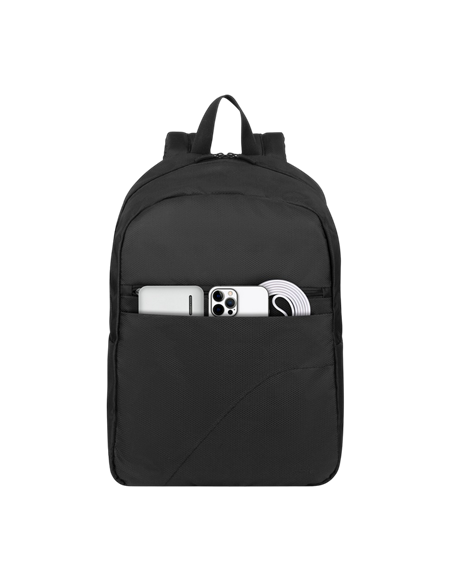 Rucsac pentru Laptop RivaCase Komodo, 15.6", Poliester, Negru
