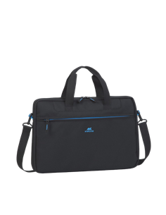 Geantă pentru Laptop RivaCase Regent, 15.6", Poliester, Negru
