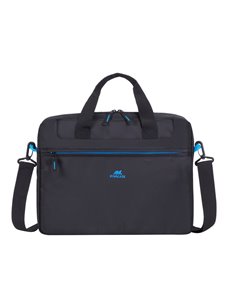 Geantă pentru Laptop RivaCase Regent, 15.6", Poliester, Negru 2