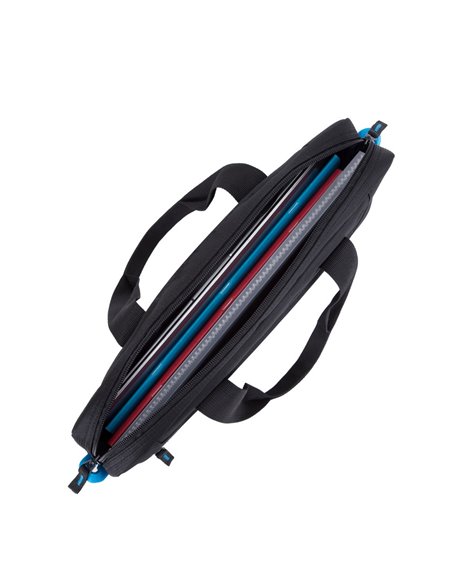 Geantă pentru Laptop RivaCase Regent, 15.6", Poliester, Negru
