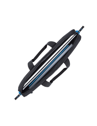 Geantă pentru Laptop RivaCase Regent, 15.6", Poliester, Negru