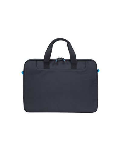 Сумка для ноутбука RivaCase Regent, 15.6", Полиэстер, Чёрный