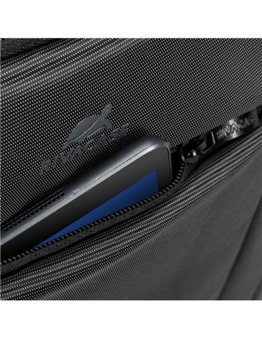 Geantă pentru Laptop RivaCase Central, 16", Poliester, Negru