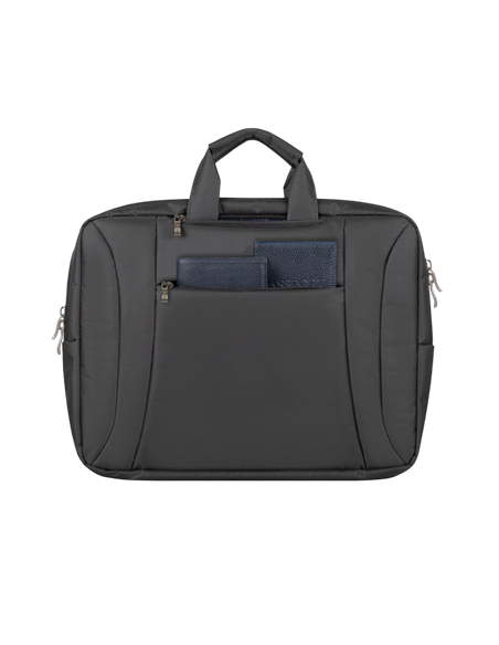 Geantă pentru Laptop RivaCase Central, 16", Poliester, Negru