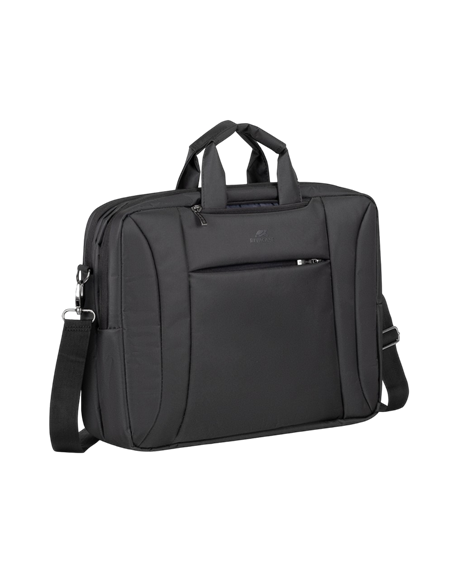 Geantă pentru Laptop RivaCase Central, 16", Poliester, Negru