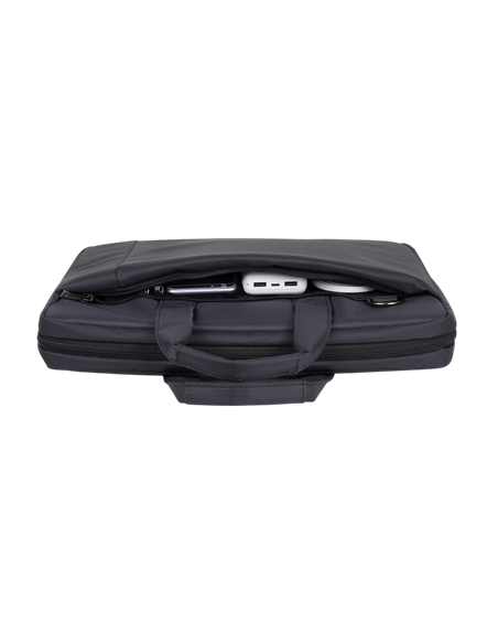 Сумка для ноутбука Rivacase Central, 15.6", Полиэстер, Чёрный Сумка для ноутбука Rivacase Central, 15.6", Полиэстер, Чёрный