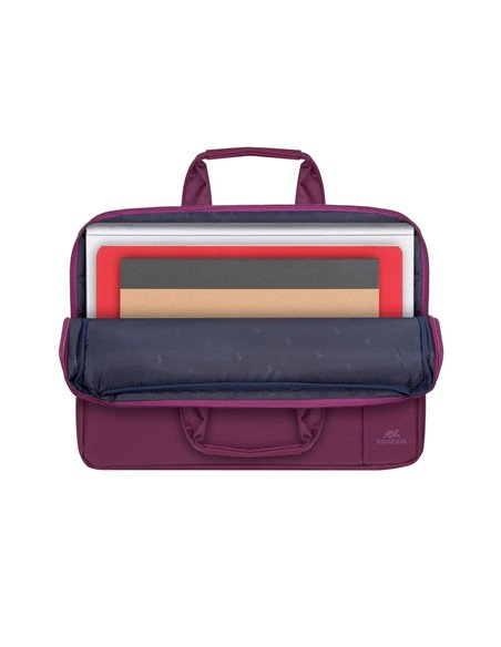 Geantă pentru Laptop RivaCase Central, 15.6", Poliester, Violet