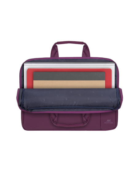 Geantă pentru Laptop RivaCase Central, 15.6", Poliester, Violet
