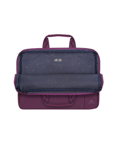 Geantă pentru Laptop RivaCase Central, 15.6", Poliester, Violet