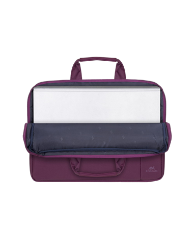 Geantă pentru Laptop RivaCase Central, 15.6", Poliester, Violet