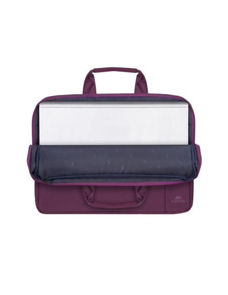 Geantă pentru Laptop RivaCase Central, 15.6", Poliester, Violet
