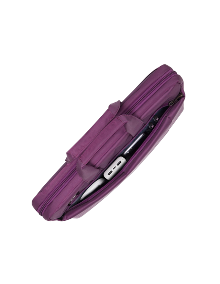 Geantă pentru Laptop RivaCase Central, 15.6", Poliester, Violet
