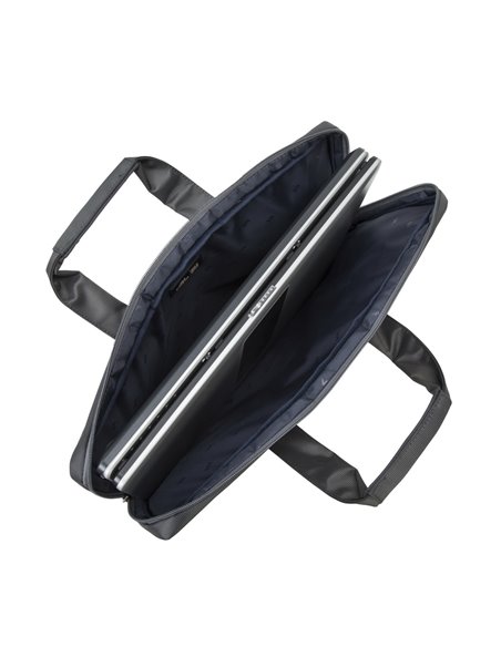 Geantă pentru Laptop Rivacase Central, 17.3", Poliester, Gri