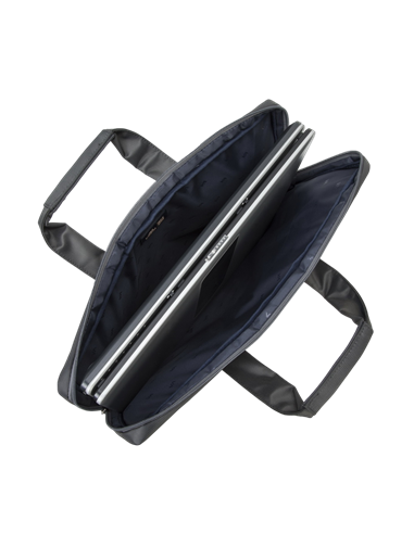 Geantă pentru Laptop Rivacase Central, 17.3", Poliester, Gri