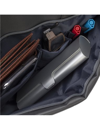 Geantă pentru Laptop Rivacase Central, 17.3", Poliester, Gri