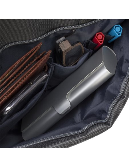 Geantă pentru Laptop Rivacase Central, 17.3", Poliester, Gri
