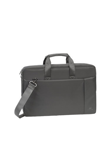Geantă pentru Laptop Rivacase Central, 17.3", Poliester, Gri